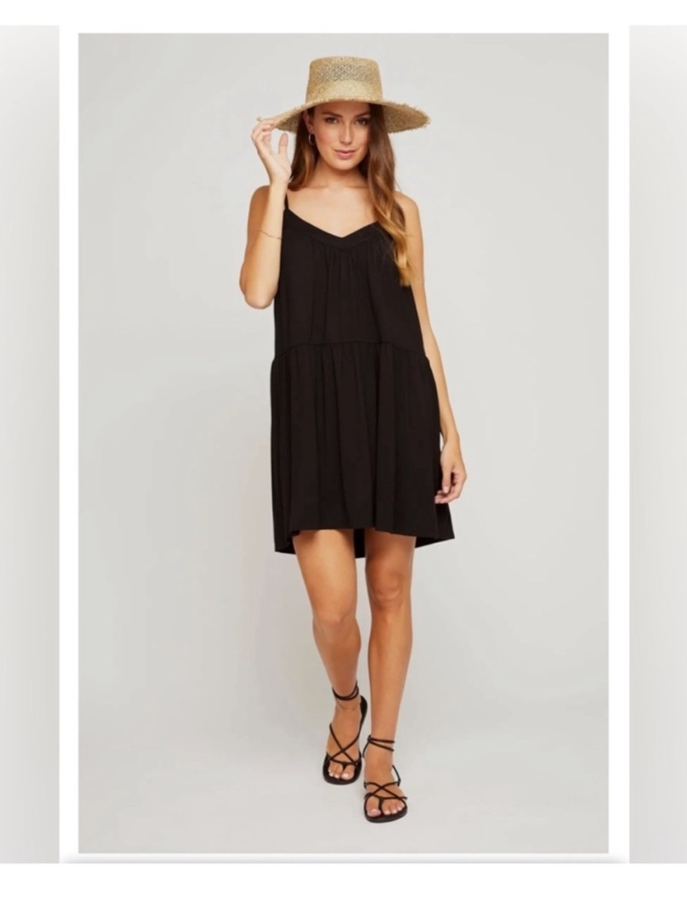 Gentle Fawn Black Sundress